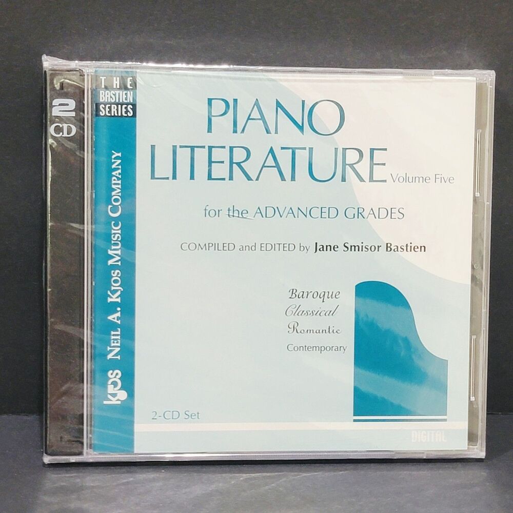Piano Literature For The Advanced Grades Bastien Vol 5 Series CD Accompaniment